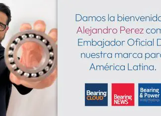 Alejandro Pérez Nombrado Embajador de Marca de Bearing News, BearingCloud y Bearing & Power Transmission Meetings en América Latina