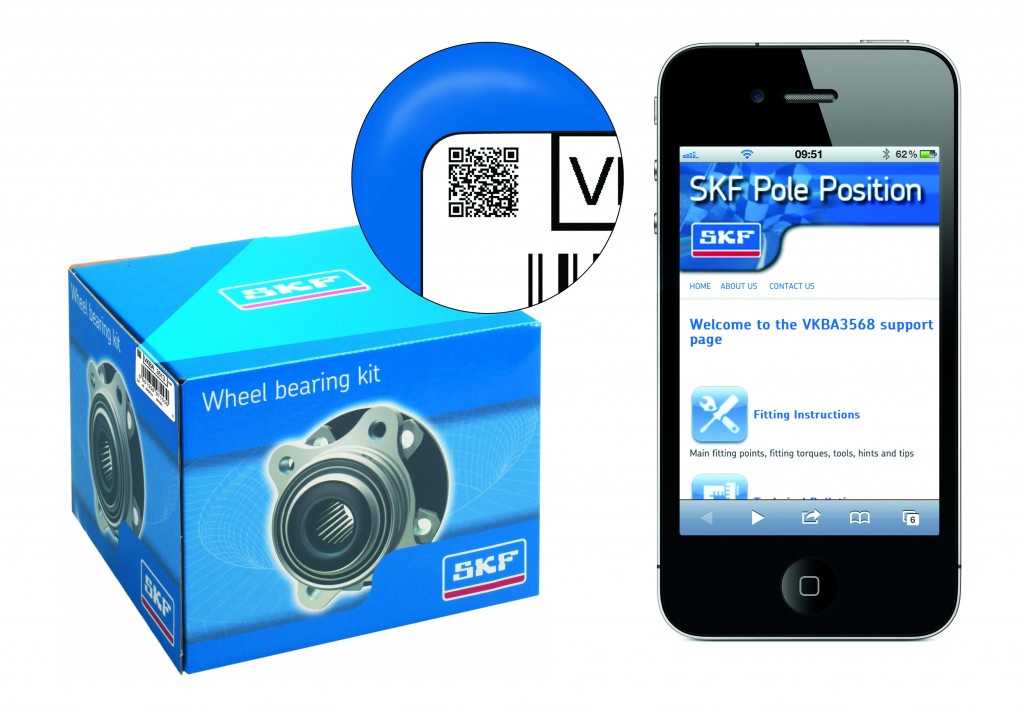 SKF QR codes boost garage productivity Spain