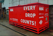 Las instalaciones de NSK en Newark implementan sistemas para la recolección de agua de lluvia